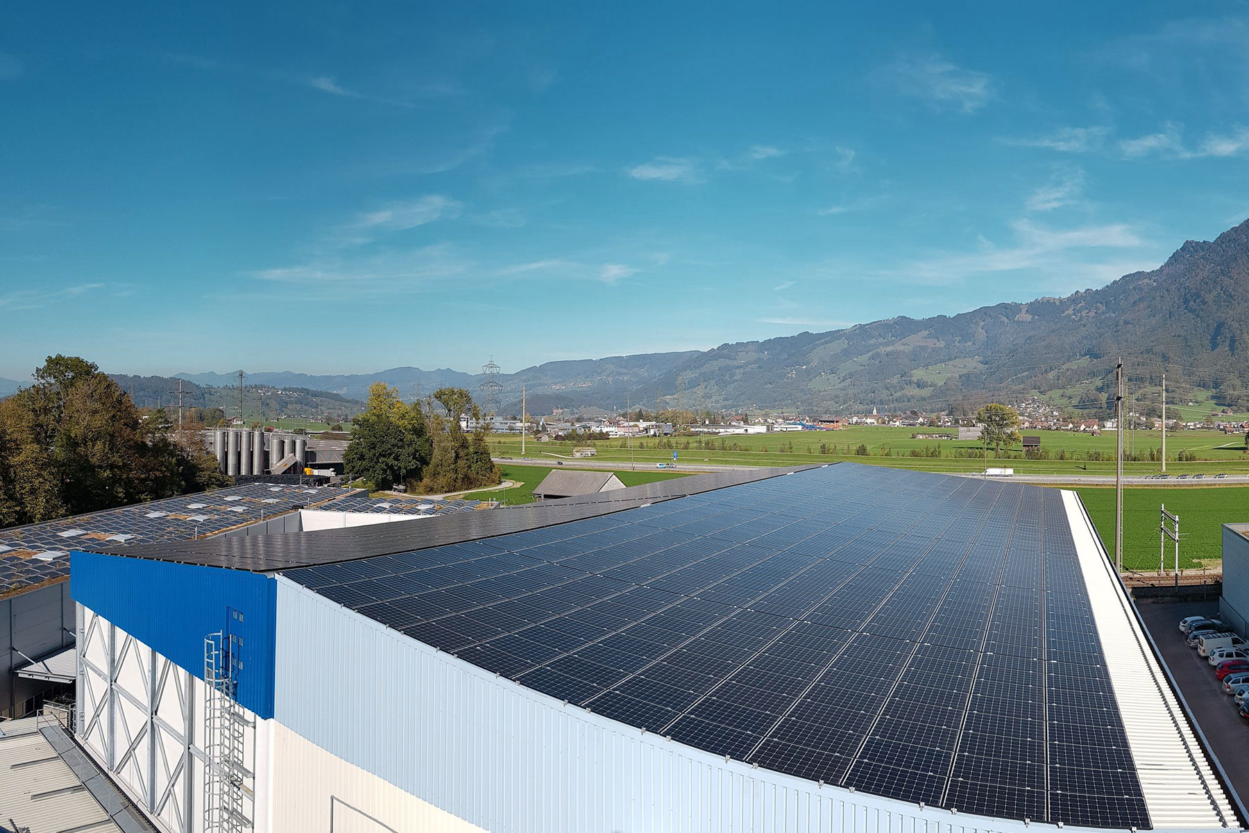 Solaranlage | Tiefkühlhaus | Bilten Bild